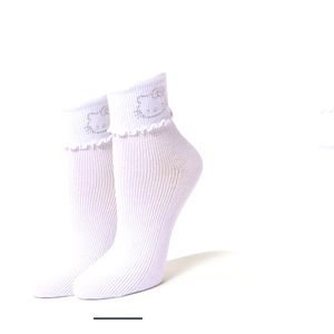 LIMITED EDITION HELLO KITTY RHINESTONE SOCKS